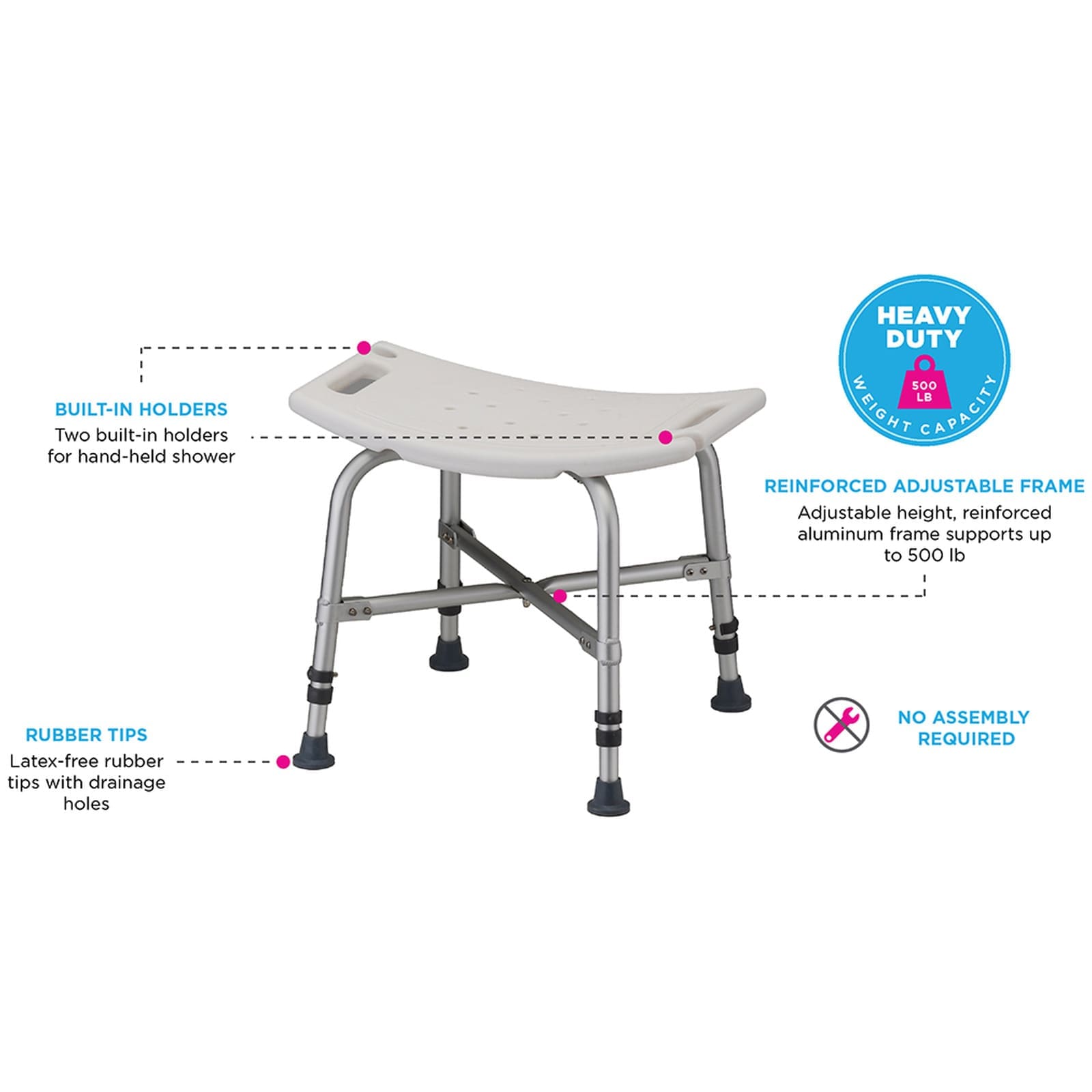 NOVA Heavy Duty Bath Seat